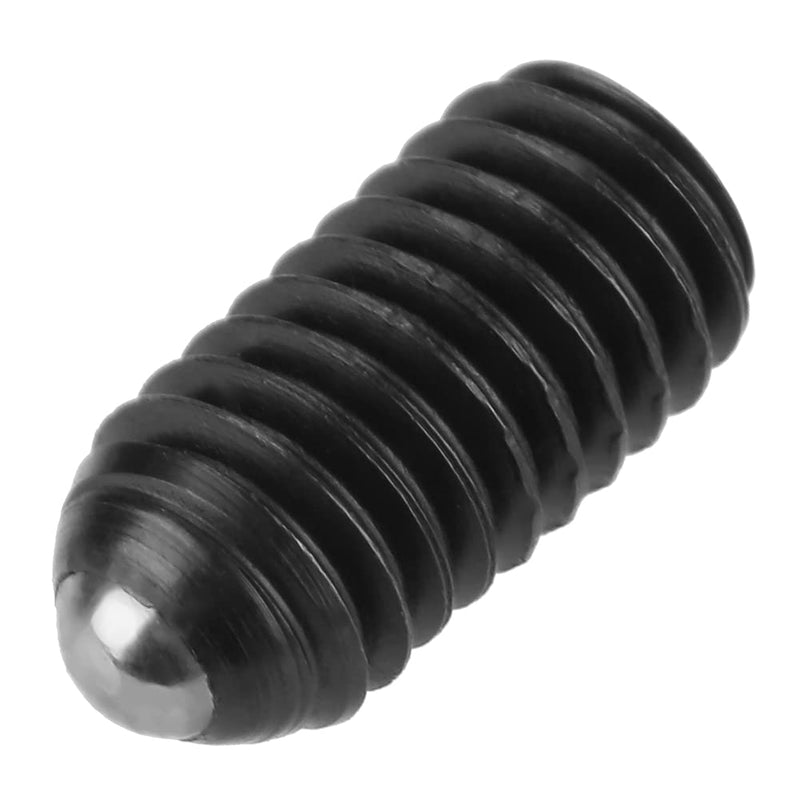 [Australia - AusPower] - 10pcs M6 Carbon Steel Screw, Spring Plungers Ball Nose Thread Ball Spring Plungers Set Hex Socket Ball Plungers[M6*16] M616 