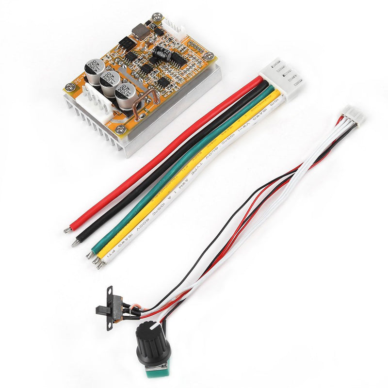 [Australia - AusPower] - Brushless Motor Controller, 5V-36V 350W DC Brushless Motor Controller BLDC PWM Driver Board with Cable Control Board Module 