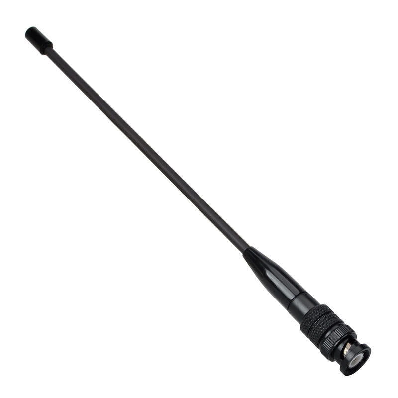 [Australia - AusPower] - HYS Dual Band Telescopic/Rod Soft Antenna VHF/UHF BNC (8inch)-(14inch) 2M/70CM Antenna for Vertex HR146, HX300, HX320, HX400 Walkie Talkie 