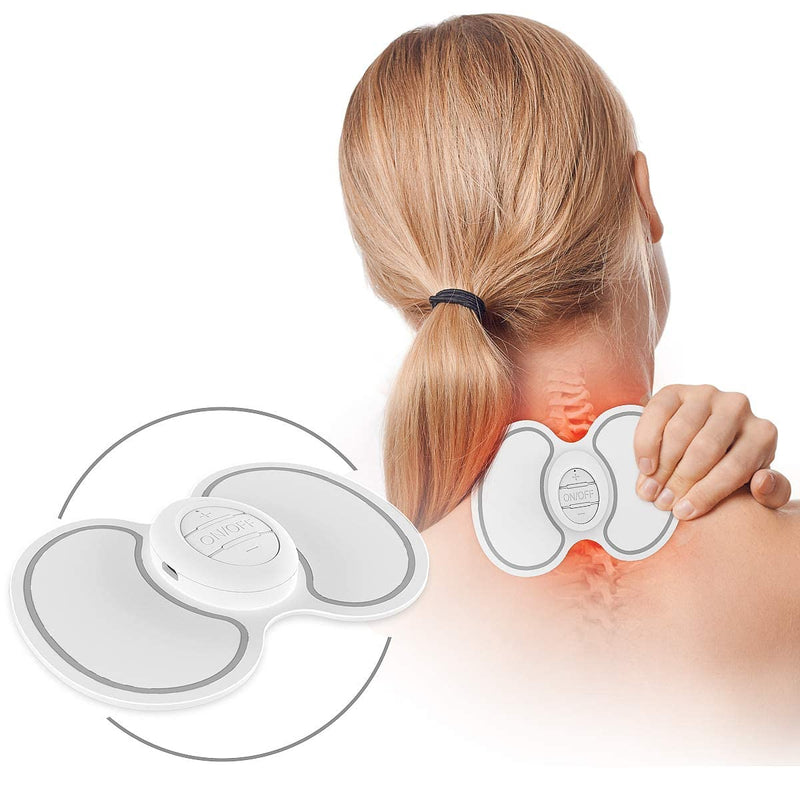 [Australia - AusPower] - OSITO TENS Unit Muscle Stimulator EMS Massage Machine (FSA HSA Approved Product) Rechargeable Mini Pain Relief Therapy Device Wireless Electric Pulse Massager for Neck Shoulder Back 