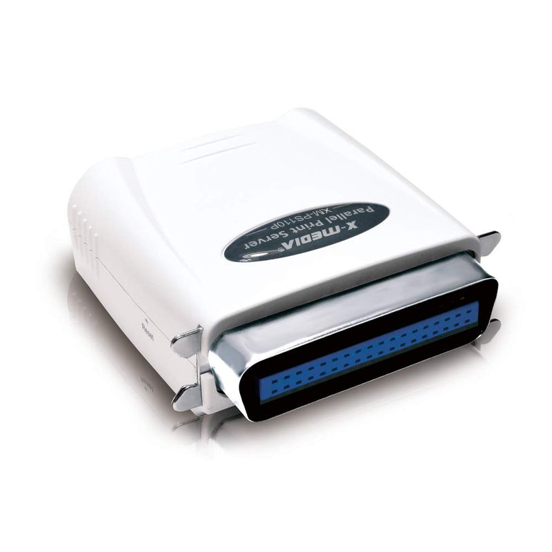 [Australia - AusPower] - X-MEDIA XM-PS110P 1-Port 10/100Mbps Fast Ethernet Parallel Print Server, Parallel Centronics Port Network Print Server 