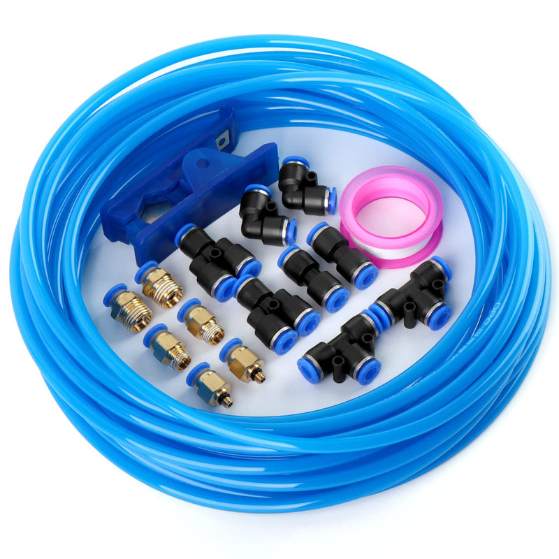 [Australia - AusPower] - TAILONZ PNEUMATIC Blue 6mm OD 4mm ID Polyurethane PU Air Hose Pipe Tube Kit 10 Meter 32.8ft 6mm OD/32.8Ft/10Meter 1 