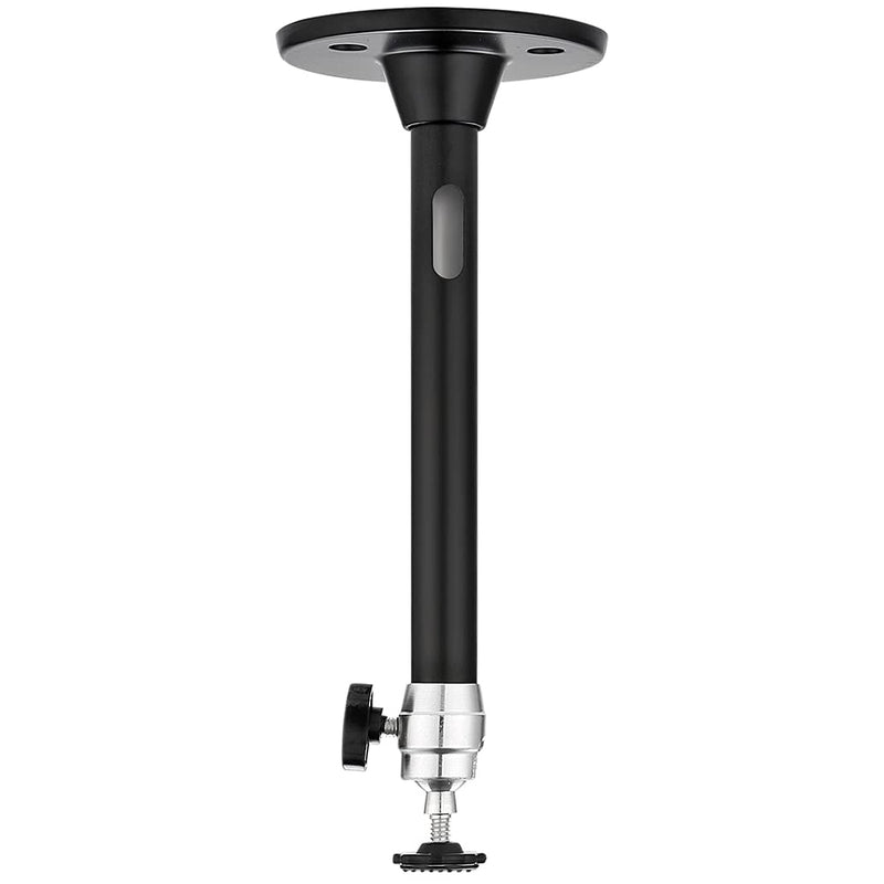 [Australia - AusPower] - Ivosmart Mini Projector Ceiling Mount Stand 5KG Loading Capacity Wall Mounting Bracket for Mini Projector Camera (Black) 