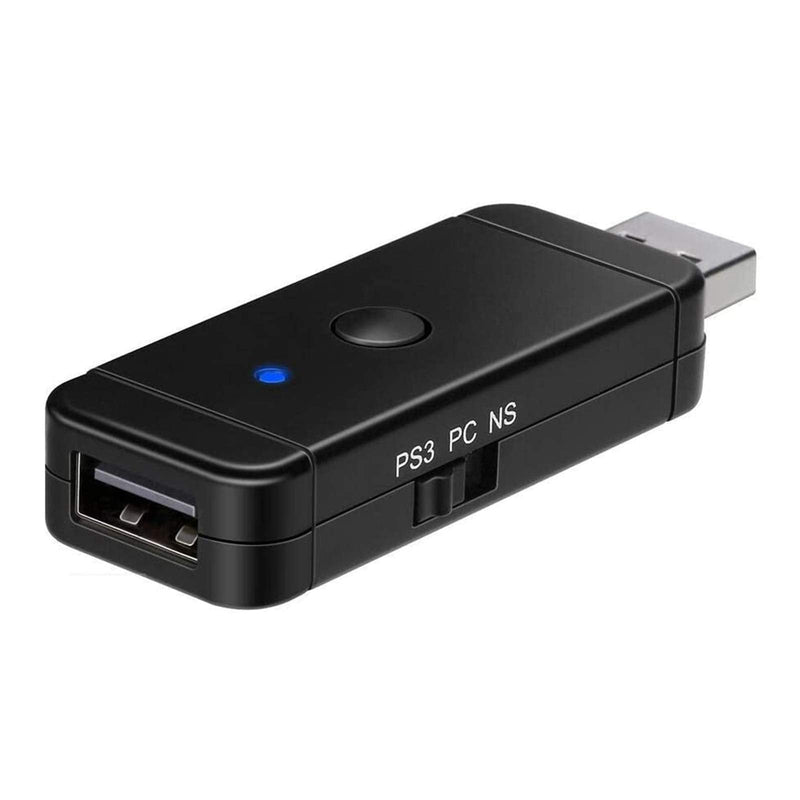 [Australia - AusPower] - Controller Adapter USB for N-Switch PS3 PC, Dongle Bluetooth Compatible with PS5/ PS3/ PS4/ Xbox 360/ Xbox One X/ Wii U Pro/ Windows PC/ Switch Pro Controller Converter Adapter 
