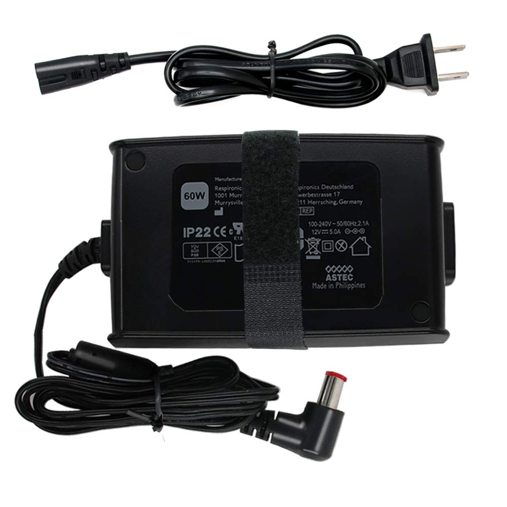[Australia - AusPower] - 60W 12V 5A AC/DC Adapter Replacement for Philips Respironics Pro M Series 1015642 CPAP Machine 50 Series System One REMstar Auto A-Flex 550 REF 550P 1051158 1024563 AA24750L 001 1058190 PSU 