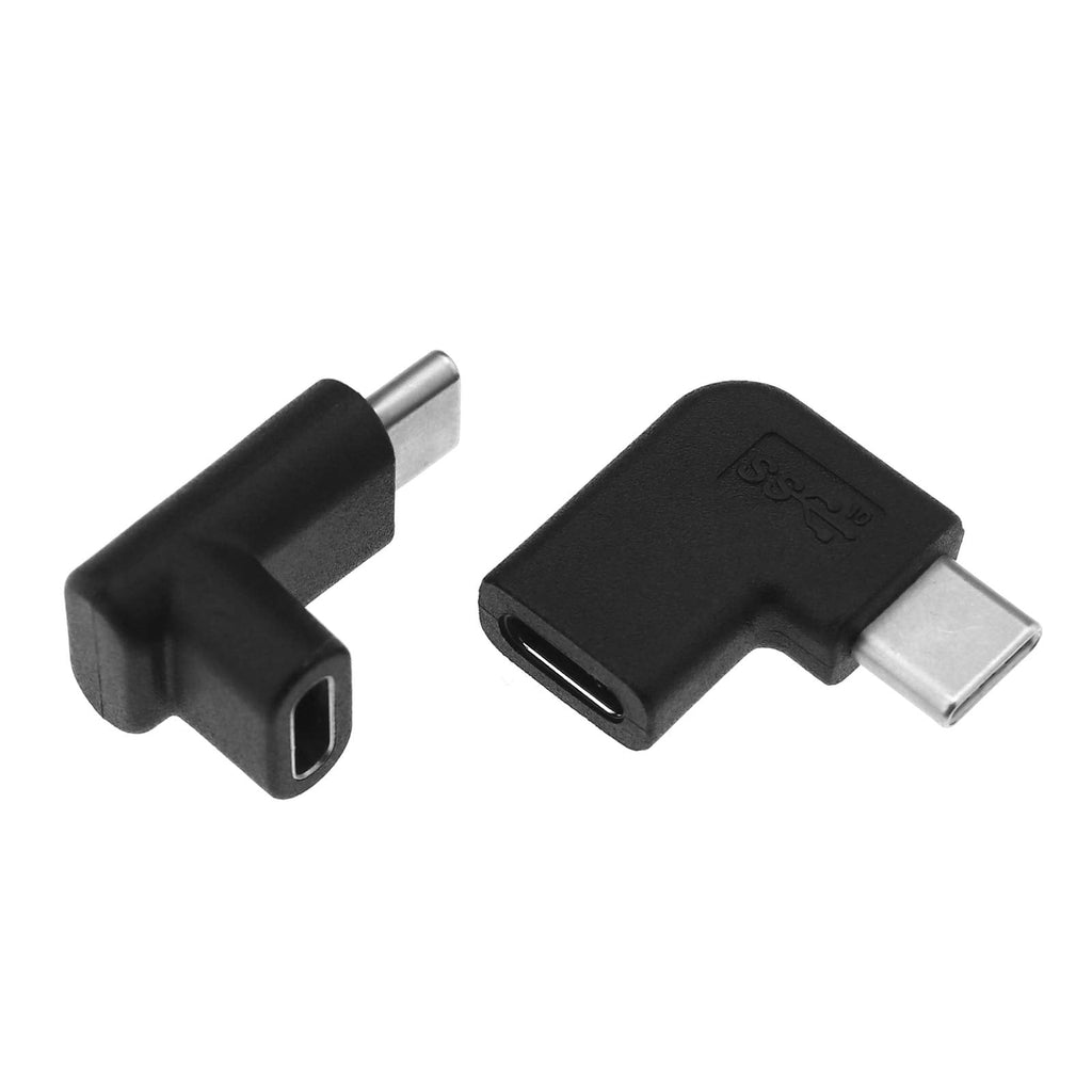 [Australia - AusPower] - Creative-Idea 90 Degree USB 3.1 Type C Adapter Male to Female Data Extension Converter Adapter 