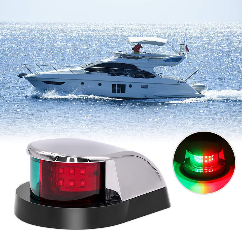 [Australia - AusPower] - Obcursco Boat Navigation Light, Marine LED Navigation Light, Boat LED Bow Light. Ideal for Pontoon, Skiff, and Small Boat 