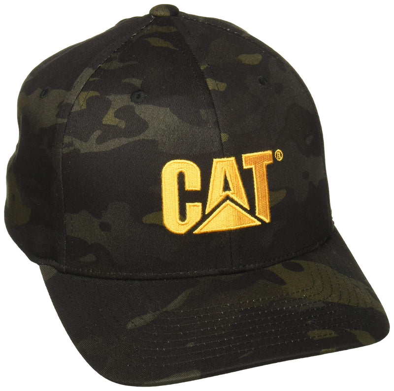 [Australia - AusPower] - Caterpillar Men's Trademark Flexfit Cap Large-X-Large Night Camo 