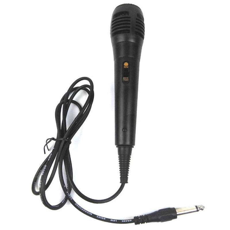 [Australia - AusPower] - Karaoke Singing Machine Microphone System Unidirectional Dynamic Microphone with 5 Ft. Cord 