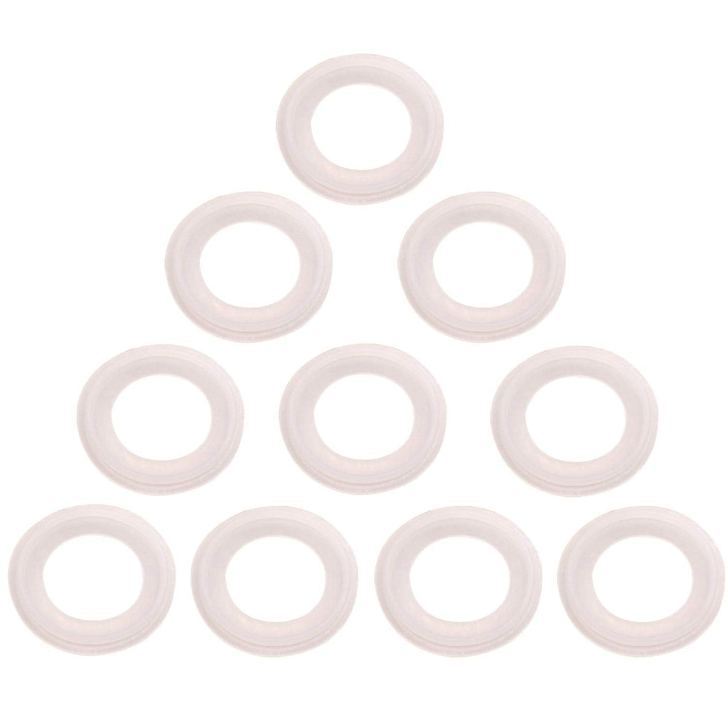 [Australia - AusPower] - DERNORD Silicone Gasket Tri-clover (Tri-clamp) O-Ring - 2 Inch (Pack of 10) Pack of 10 