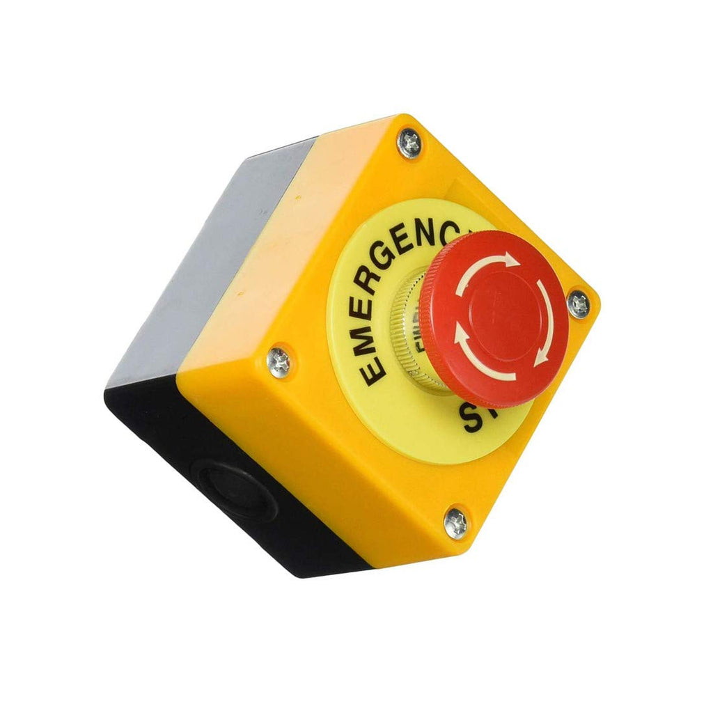[Australia - AusPower] - Liberty，AC660V 10A Plastic Shell Red Sign Emergency Stop Mushroom Push Button Switch 