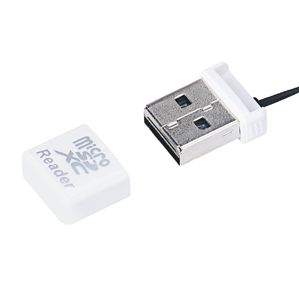[Australia - AusPower] - Cotchear White Computer Card Reader Mini Super Speed USB 2.0 Micro SD/SDXC TF Card Reader Adapter Gifts Wholesale Drop Shipping 