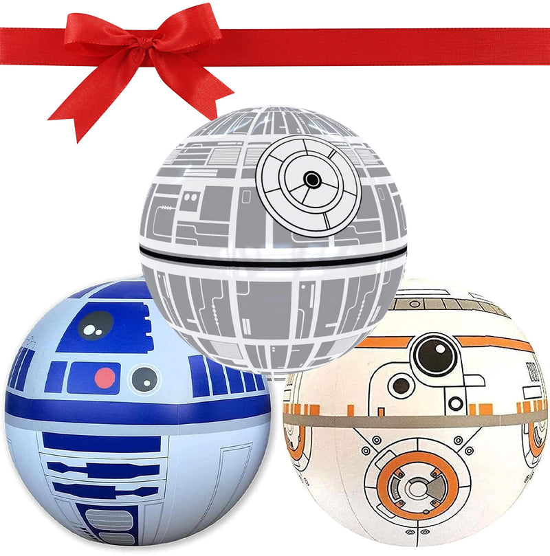[Australia - AusPower] - Large Play Balls Set - Fun Indoor and Outdoor Gift - Can Use for Play/Room Decor/Party Decor/Pool Inflatable Water Toys PACK 3 