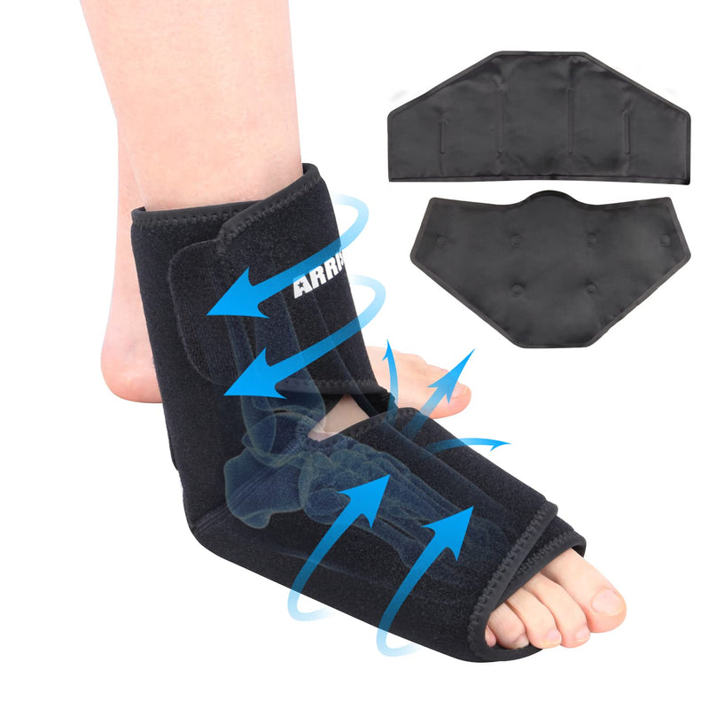 [Australia - AusPower] - ARRISHOBBY Ankle Gel Ice Pack for Pain Relieve,Hot Cold Therapy Foot Ankle Ice Wrap for Sprained Ankle, Achilles Tendon Injuries, Plantar Fasciitis, Bursitis & Sore Feet 