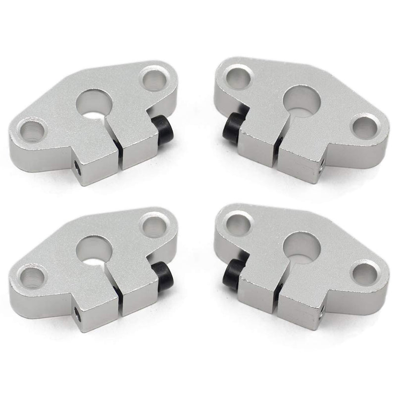 [Australia - AusPower] - ReliaBot 4PCs SHF8 Linear Shaft Support ID8mm Flange Type Aluminum Mounting Bracket for Diameter 8mm Linear Motion Rod SHF8(4pcs) Flange style 