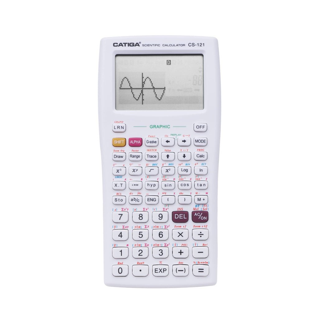 [Australia - AusPower] - Scientific Calculator with Graphic Functions - Multiple Modes with Intuitive Interface - Perfect for Beginner and Advanced Courses, High School or College White 