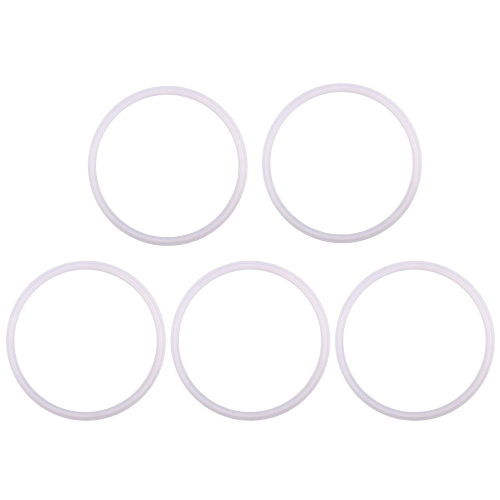 [Australia - AusPower] - DERNORD Silicone Gasket Tri-clover (Tri-clamp) O-Ring - 6 Inch (Pack of 5) Pack of 5 