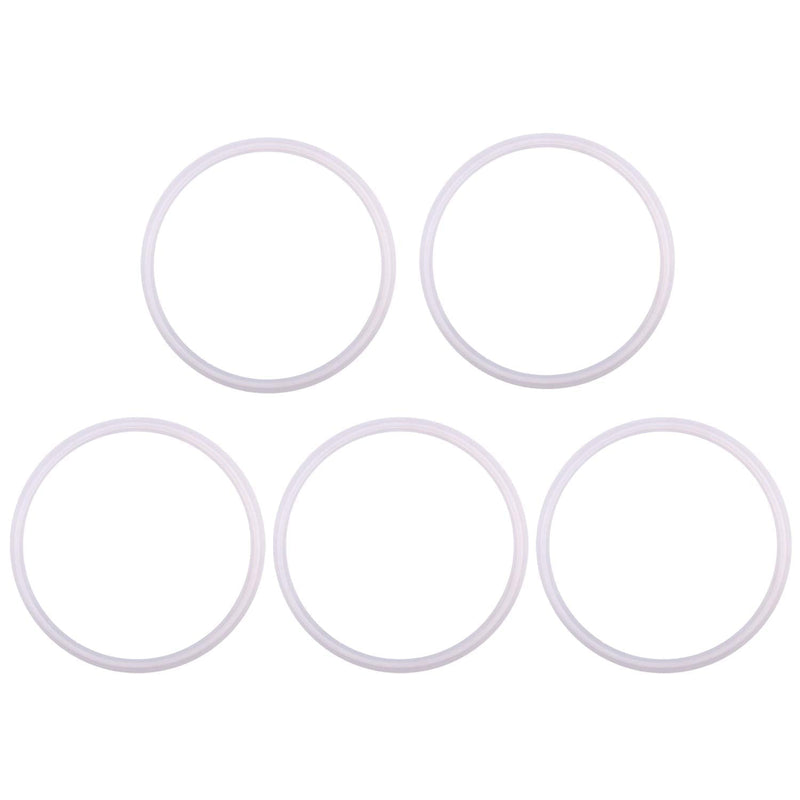 [Australia - AusPower] - DERNORD Silicone Gasket Tri-clover (Tri-clamp) O-Ring - 6 Inch (Pack of 5) Pack of 5 