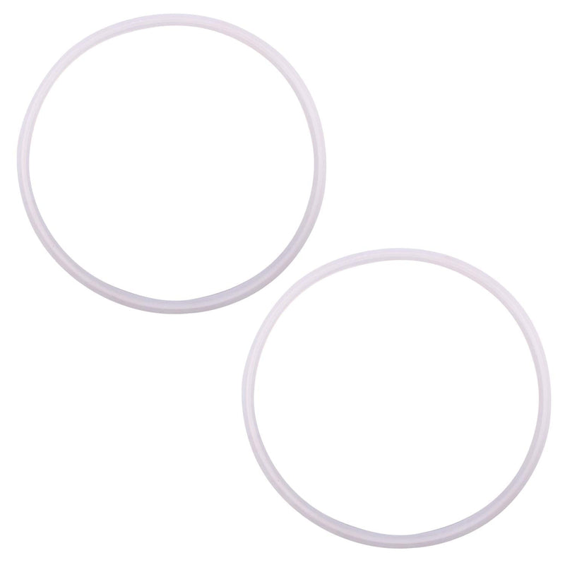 [Australia - AusPower] - DERNORD Silicone Gasket Tri-Clover (Tri-clamp) O-Ring - 8 Inch (Pack of 2) Pack of 2 