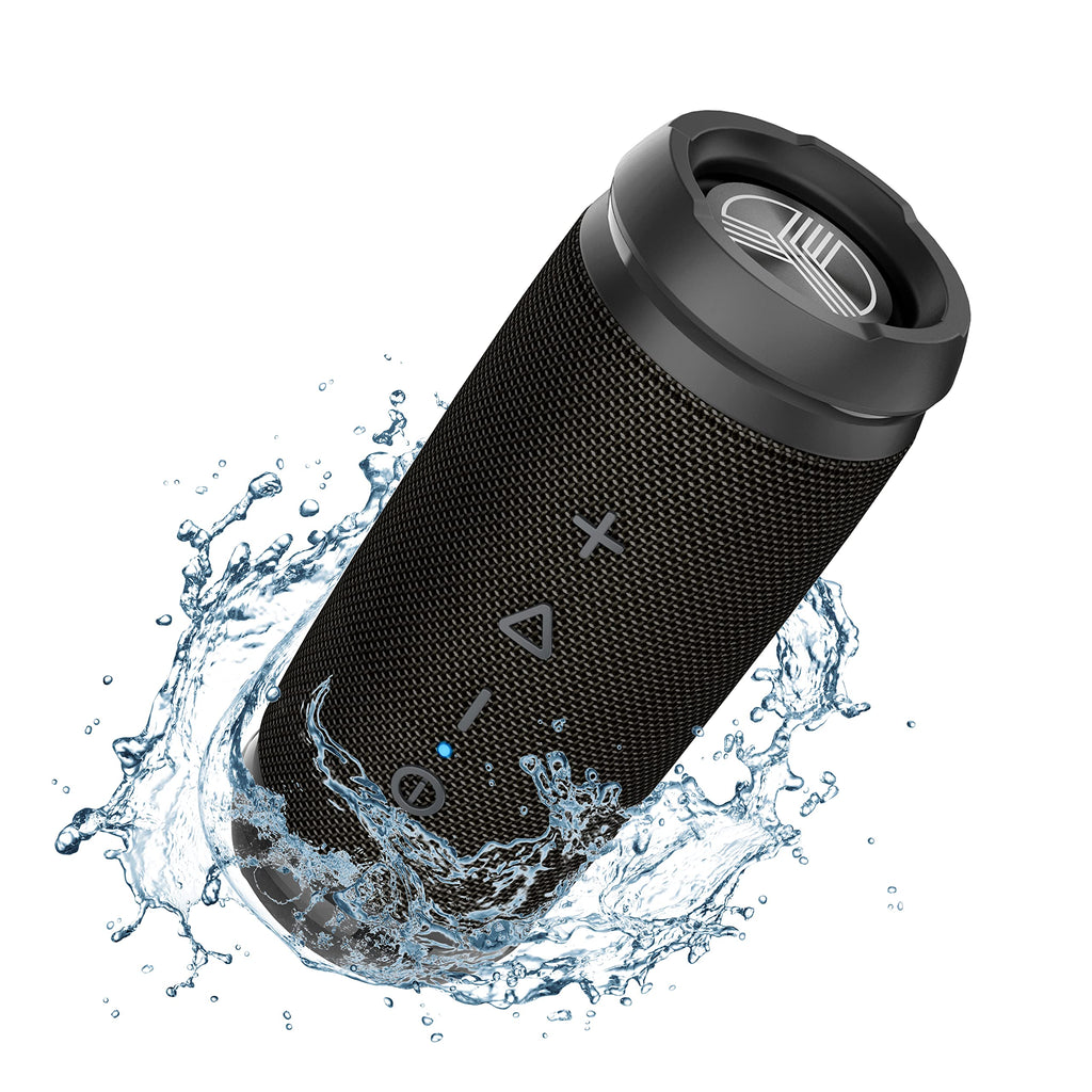 [Australia - AusPower] - TREBLAB HD7 - Mini Portable Bluetooth Speaker Wireless - 12W Stereo, 360°HD Sound w/Bass, TWS Dual Pairing - Small Wireless Speaker w/Bike Mount Hole - Gifts for Men, Women, Dad, Mom 