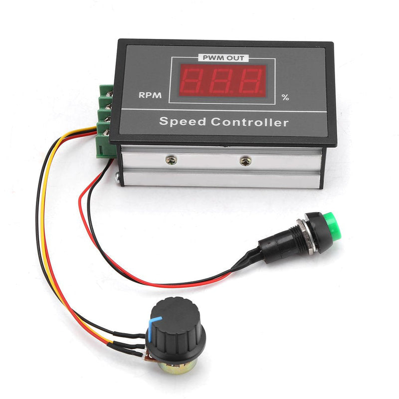 [Australia - AusPower] - Motor Speed Controller, DC 6-60V 12V 24V 36V 48V 30A Adjustable PWM DC Motor Speed Controller Switch 