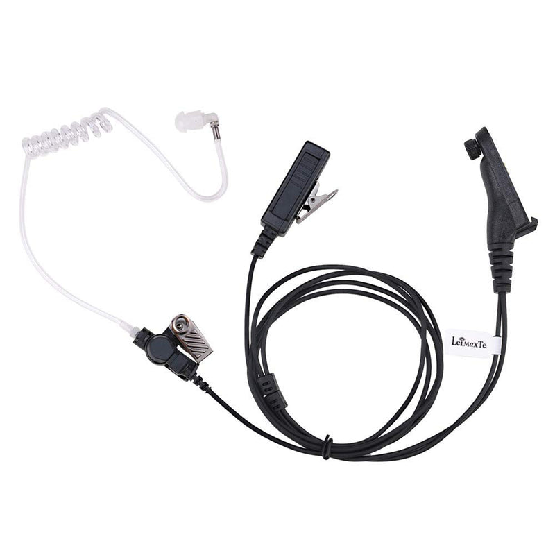 [Australia - AusPower] - XPR 7550 Earpiece for Motorola XPR 6350 6550 XPR 7350 Two Way Radio Walkie Talkie Headset with Acoustic Tube and PTT Mic-LeiMaxTe 