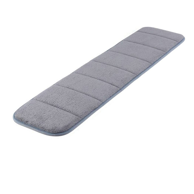 [Australia - AusPower] - Upgraded Computer Wrist Elbow Pad, Creatiee Premium Memory Cotton Desktop Keyboard Arm Rest Support Mat for Office Desktop Working Gaming - Less Elbow Pain(Long-Sized, 7.9 x 31.5 inch)(Gray) Gray 