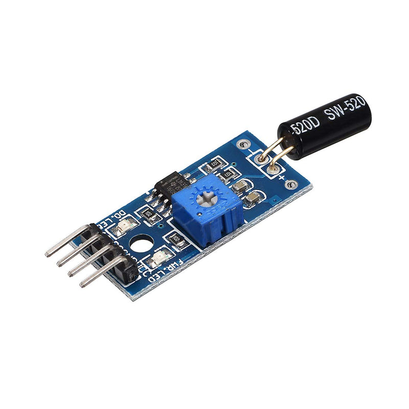 [Australia - AusPower] - uxcell® Angle Sensor Module SW-520D Ball Switch Tilt Sensor Module for Arduino 
