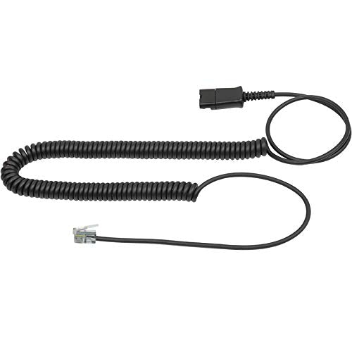 [Australia - AusPower] - VoiceJoy U10P U10-P Headset Adapter Cable Quick Disconnect Cable to RJ9 Plug Adapter Replacement for Plantronics QD Headsets Compatible with Avaya 2400,4600 Series,Nortel Mitel Aastra NEC and More QD-RJ9 