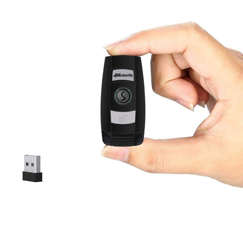 [Australia - AusPower] - 1D 2D Bluetooth Wireless Barcode Scanner,Alacrity Portable QR Handheld Mini Barcode Reader for Windows,Android,iOS,Mac.Able to Scan Codes on Screen 