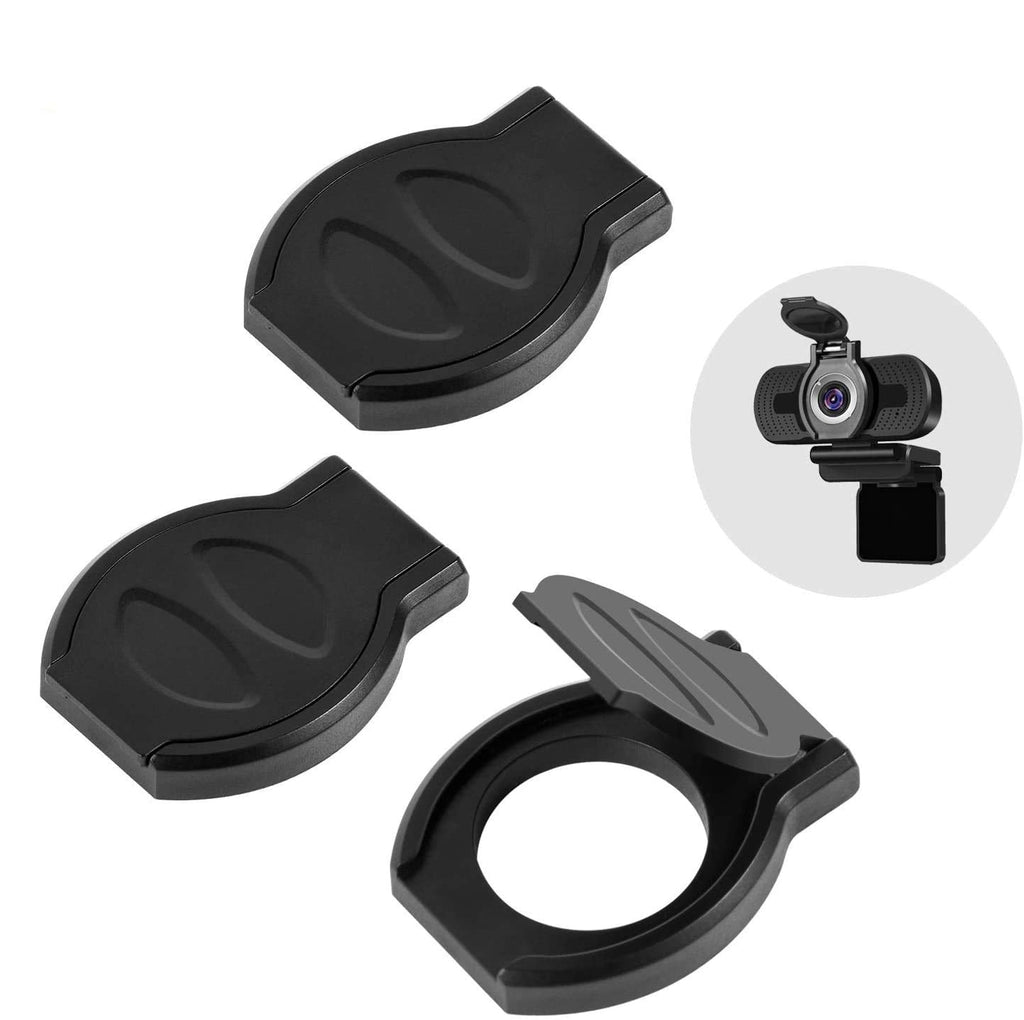 [Australia - AusPower] - Webcam Cover, 3 Pack Webcam Privacy Shutter Protects Lens Cap Hood Cover with Strong Adhesive, Protecting Privacy and Security for Logitech HD Pro Webcam C920 and C930e and C922X 