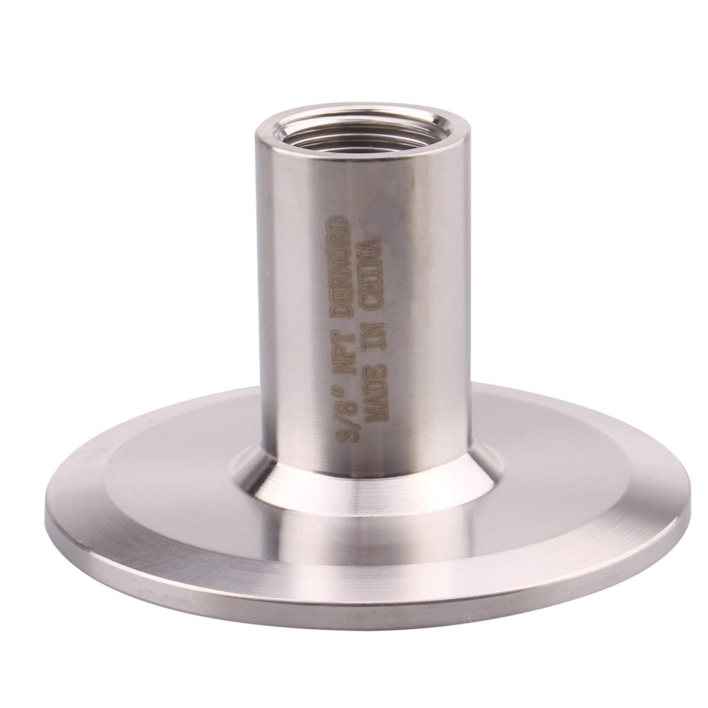 [Australia - AusPower] - DERNORD Sanitary Female Threaded Pipe Fitting to 2 Inch TRI CLAMP OD 64mm Ferrule (Pipe Size: 3/8" NPT （2 Inch Tri clamp）) Pipe Size: 3/8" NPT （2 Inch Tri clamp） 