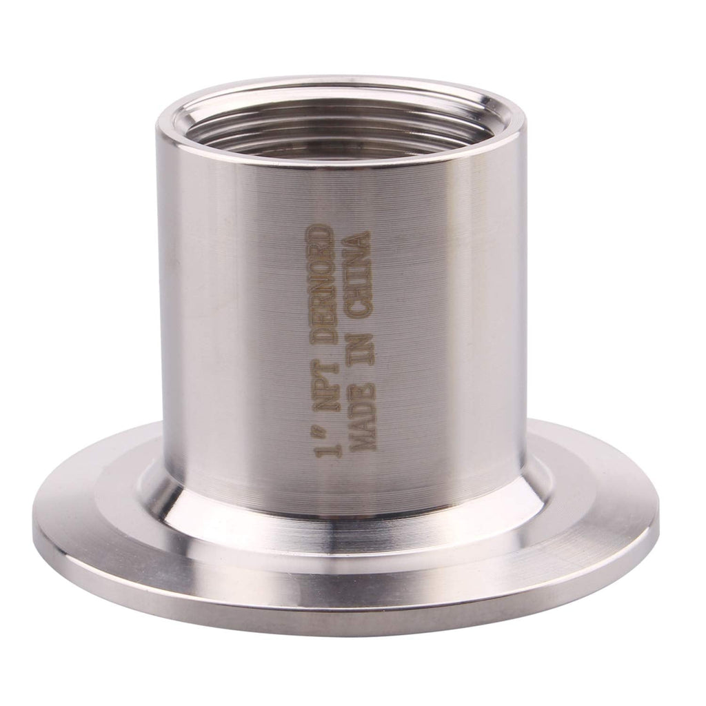 [Australia - AusPower] - DERNORD Sanitary Female Threaded Pipe Fitting to 2 Inch TRI CLAMP OD 64mm Ferrule (Pipe Size: 1" NPT （2 Inch Tri clamp）) Pipe Size: 1" NPT （2 Inch Tri clamp） 