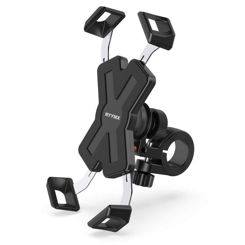 [Australia - AusPower] - Bike Phone Mount - RYYMX Bicycle Phone Holder : 360° Rotation Adjustable Motorcycle Phone Mount for iPhone Xs Max XR X 8 7 6 Plus, Galaxy S10+ S9 S8, Note 10 9 8, GPS, 4-7 inches Android Cell Phones 