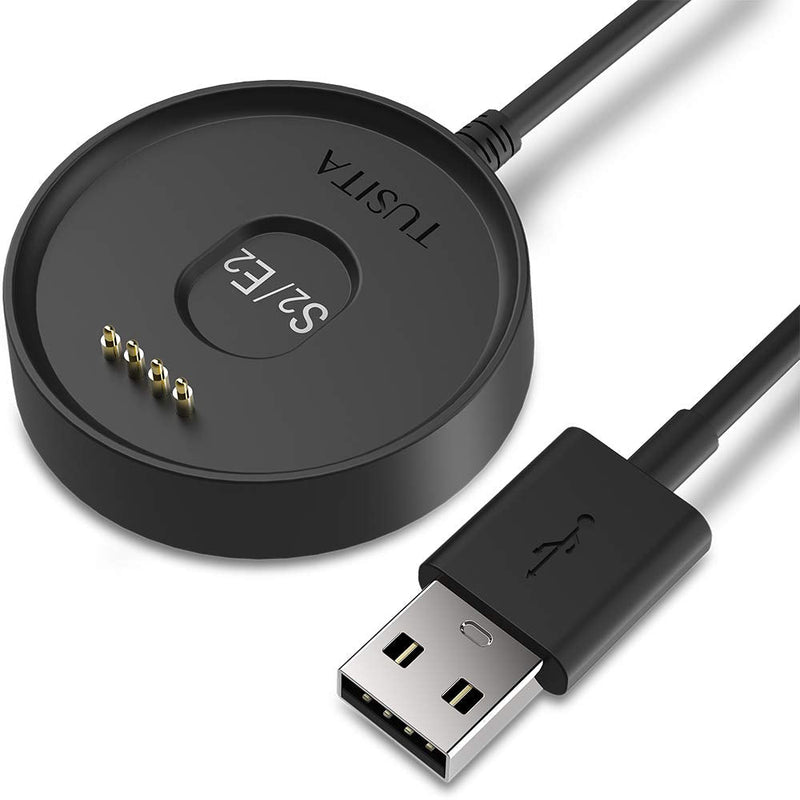 [Australia - AusPower] - TUSITA Charger Compatible with Ticwatch E2 S2 - USB Charging Cable 100cm - Smartwatch Accessories 