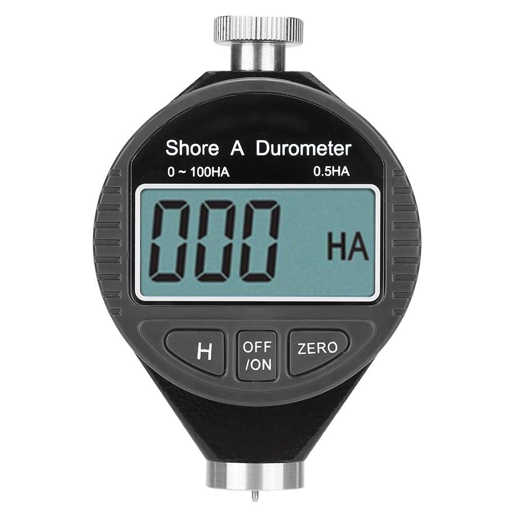 [Australia - AusPower] - Shore A Durometer Tester, 0-100ha Digital Hardness Meter Compact Pocket Size LCD Display Hardness Tester for Rubber, Leather, Wax 