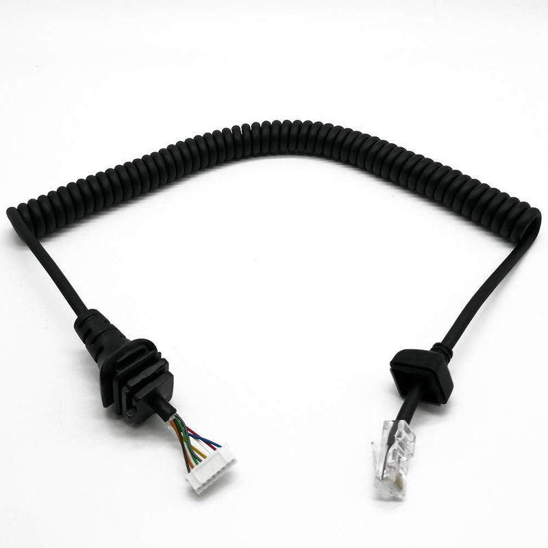 [Australia - AusPower] - Fumei Replacement Mic Cable for ICOM HM-152 Mobile Microphone Compatible with IC-F111 IC-F221 IC-F521 Radio 