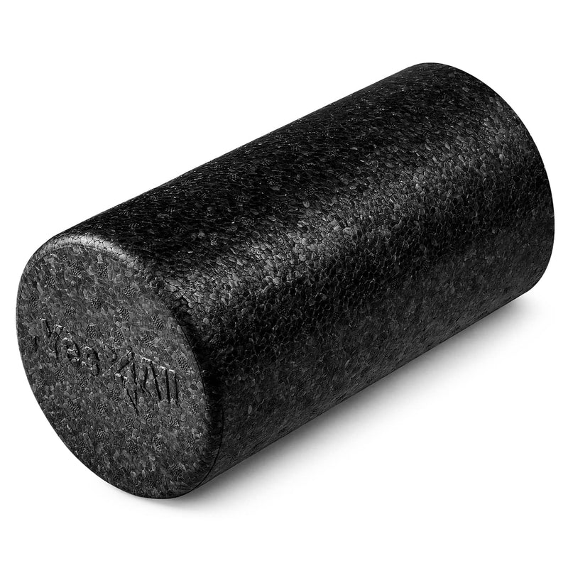 [Australia - AusPower] - Yes4All EPP Foam Roller for Back, Legs, Physical Therapy, Exercise, Deep Tissue, and Muscle Massage – Extra Firm High-Density Foam Roller – Support Pain Relieved, Back, Legs, and Muscle Recovery Black 12-inch 