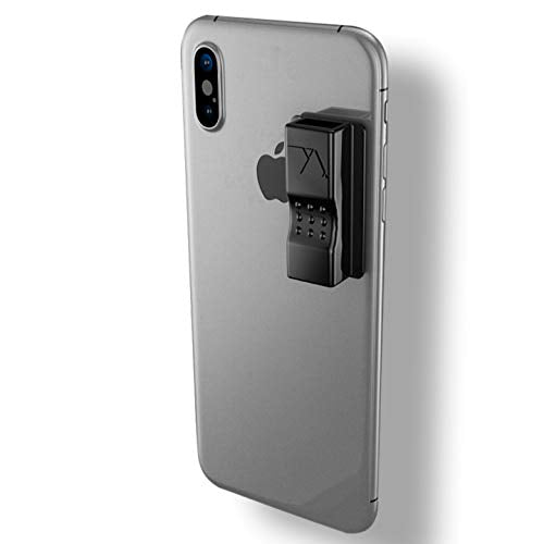 [Australia - AusPower] - VQ Lite | Cell Phone Holder Compatible with JUUL | Never Forget or Lose Your JUUL | Accessory Compatible with iPhone, Samsung Galaxy, Tablets, Car Dashboard (V2 - 2019 Version - Black) V2 (2019 Version) - Black 