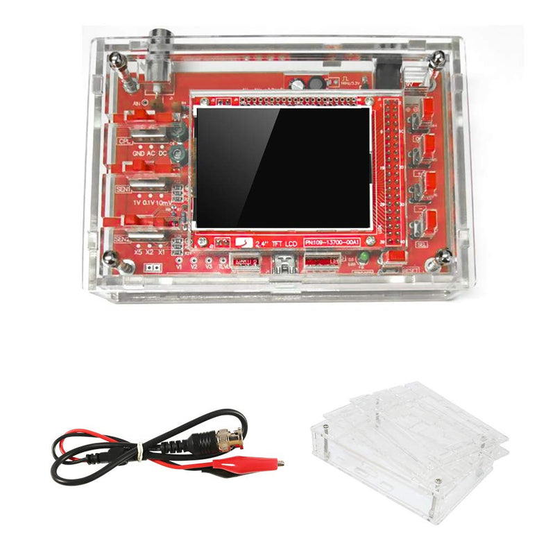 [Australia - AusPower] - DSO 138 Oscilloscope Kit Open Source with Probe 2.4" TFT 1Msps Digital Oscilloscope Kit with DSO 138 Case + Probe 13803K for Electronic Learning Set 