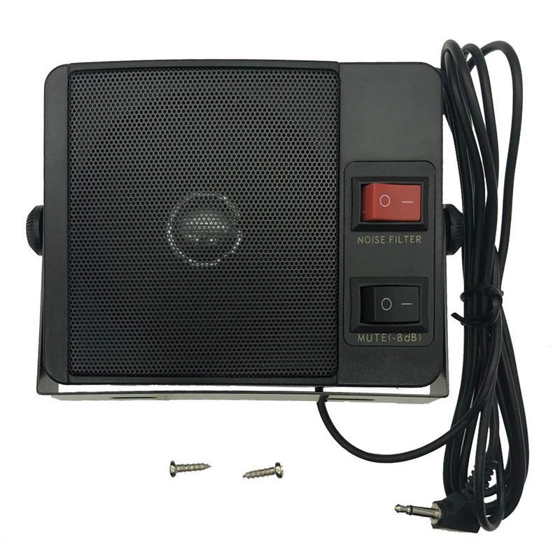 [Australia - AusPower] - Red-Fire 3.5mm Jack 10W Universal External Speaker CB Speaker Compatible with Yaesu Vertex FT-2600 FT-8100R Kenwood NX-800 NX-720 TK-760G TK-762 TM-271TM-261E(TS-750) 