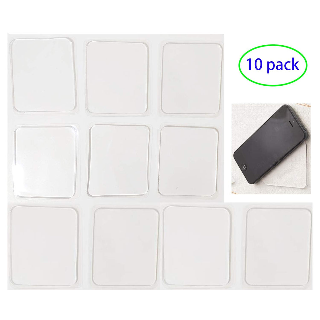 [Australia - AusPower] - LIEN Super Sticky Gripping Pads Clear, Removable and Washable Non-Slip Mats Transparent Anti-Slip Gel Pads Auto Gel Holders for Car,Home,Cell Phone Accessories 