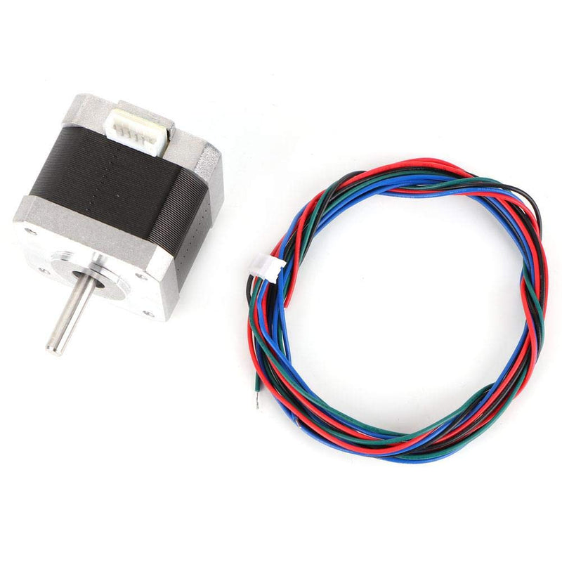 [Australia - AusPower] - Nema 17 Stepper Motor, 24V/1.5A 75N/15N 600rpm 2 Phase Stepper Motor 0.4 NM 1.8° 42 Industrial Control Stepping Motor 600 RPM 0.4NM with Wire for Packaging Equipment, Textile Equipment- FY42EM150A 