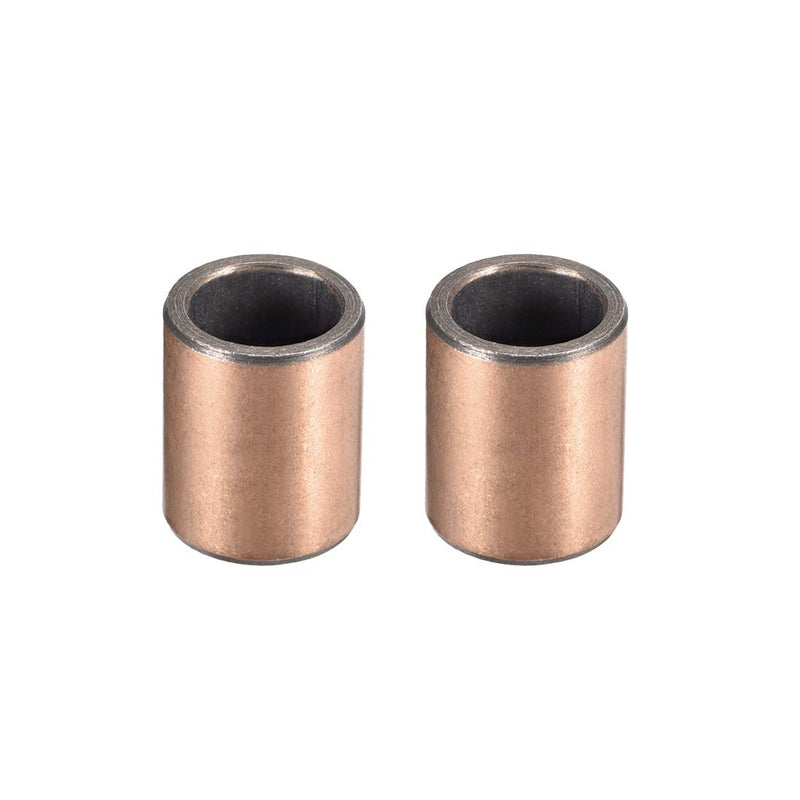 [Australia - AusPower] - uxcell Sleeve Bearing 12mm Bore x 16mm OD x 20mm Length Plain Bearings Wrapped Oilless Bushings (Pack of 2) 