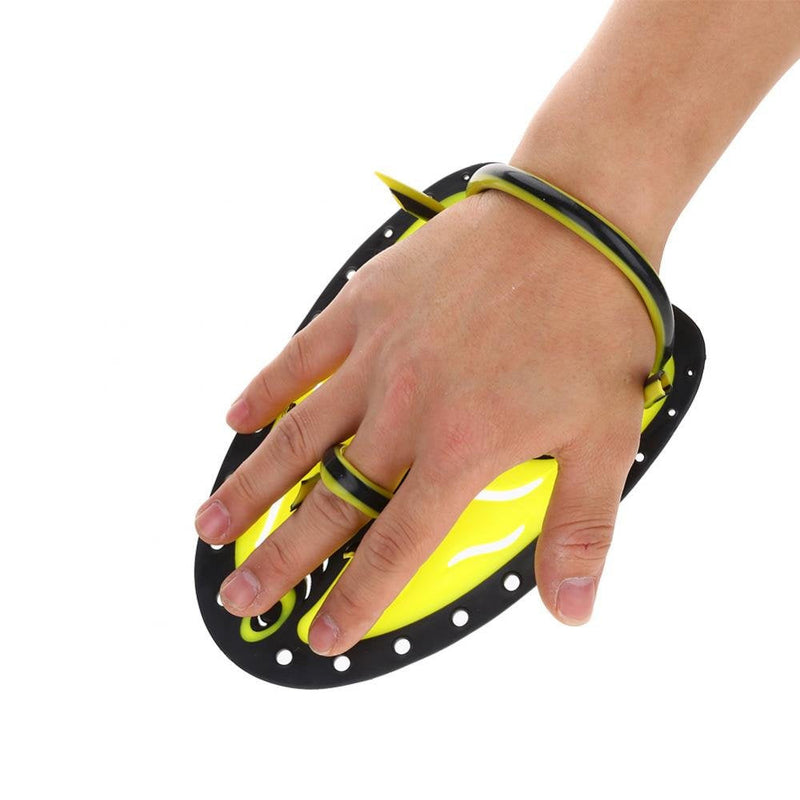 [Australia - AusPower] - Swim Fin, Adjustable Kids Flippers for Swimming, Professional Swim Hand Paddles Swimming Fins Training Hand Fins Flippers Flat Paddles Swim Flippers for Kids Children Men Women 