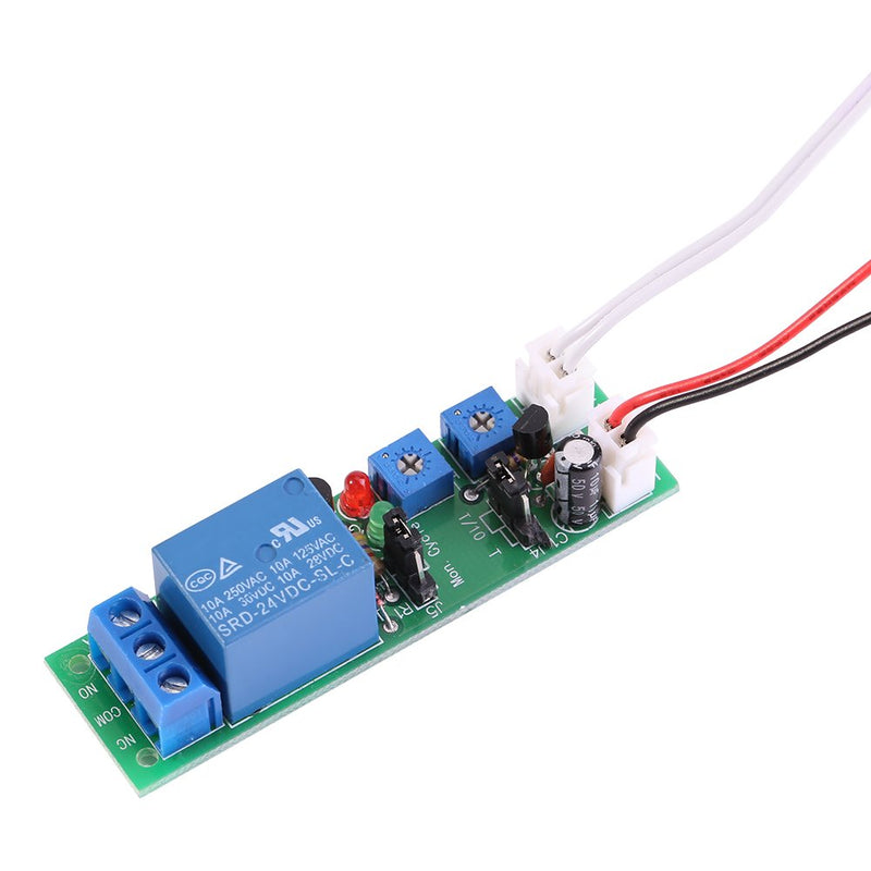 [Australia - AusPower] - YWBL-WH Adjustable Cycle Timer Delay Module, DC 5V 12V 24V On/Off Switch Relay Module for Machine Repetitive Test 