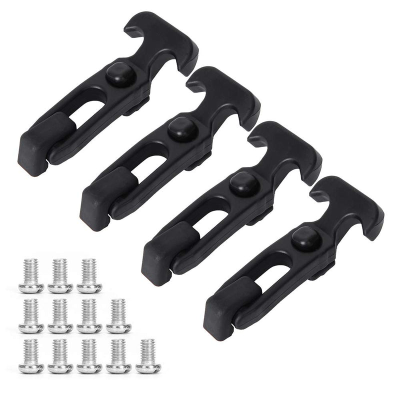 [Australia - AusPower] - ADrivWell 4 Pack Flexible Rubber T-Handle Draw Latches for Toolbox,Cooler, Golf cart,Off-Road Vehicles,Engineering Machine,Hood,Farm Machinery 