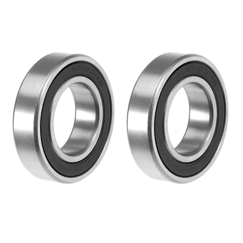 [Australia - AusPower] - uxcell 6903-2RS Deep Groove Ball Bearing 17x30x7mm Double Sealed ABEC-3 Bearings 2-Pack 17mmx30mmx7mm 