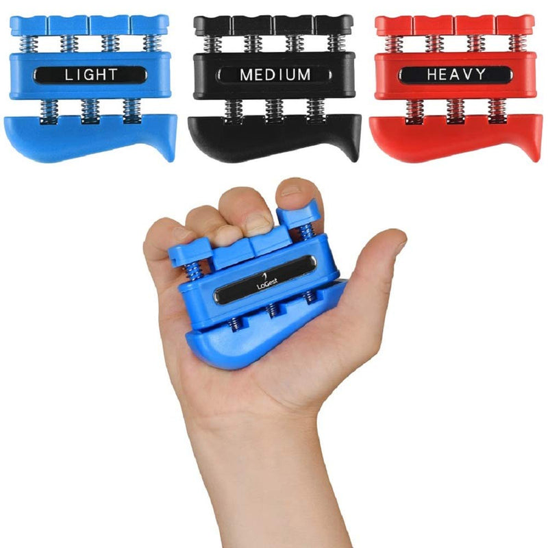 [Australia - AusPower] - Finger Strengthener - Finger Exerciser for Forearm and Hand Strengthener - Hand Grip Workout Equipment for Musician, Rock Climbing and Therapy 