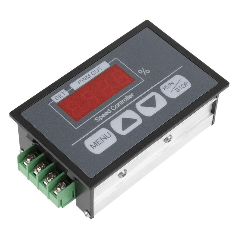 [Australia - AusPower] - DC Motor Controller 6-60V 30A Motor Speed Controller with Digital Display for Setting The Slow Start and Stop Time of The DC Motor 